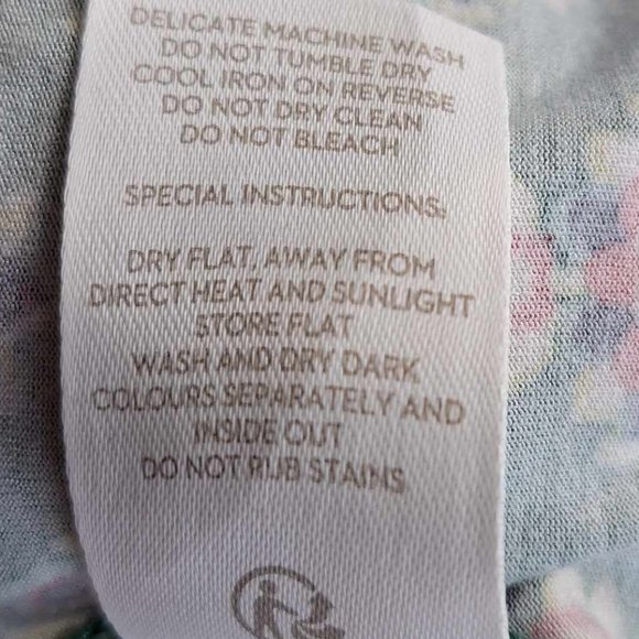 Boden Womens Miriam Jersey Tunic Dress Green Floral Size 6 - Picture 5 of 7